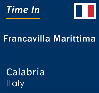 Current local time in Francavilla Marittima, Calabria, Italy