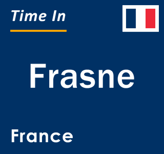 Current local time in Frasne, France