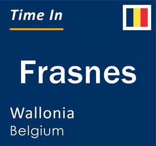 Current local time in Frasnes, Wallonia, Belgium