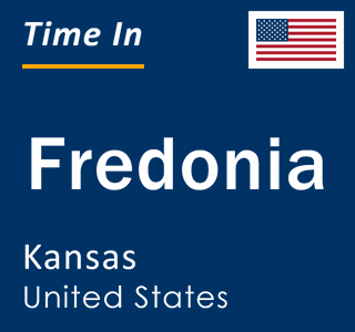 Current local time in Fredonia, Kansas, United States