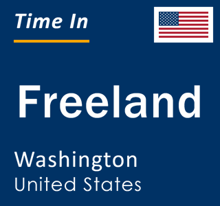 Current local time in Freeland, Washington, United States