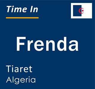 Current local time in Frenda, Tiaret, Algeria