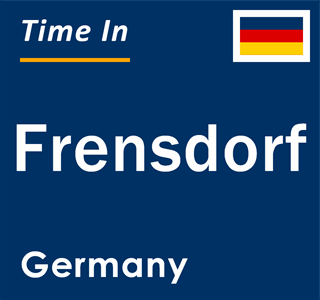 Current local time in Frensdorf, Germany