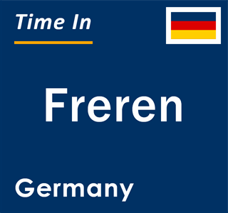 Current local time in Freren, Germany