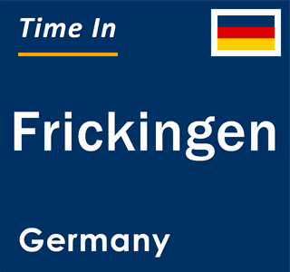 Current local time in Frickingen, Germany