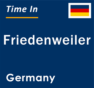 Current local time in Friedenweiler, Germany