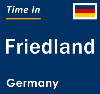 Current local time in Friedland, Germany