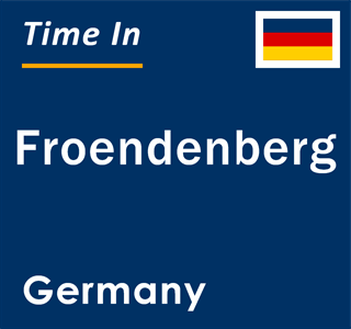 Current local time in Froendenberg, Germany