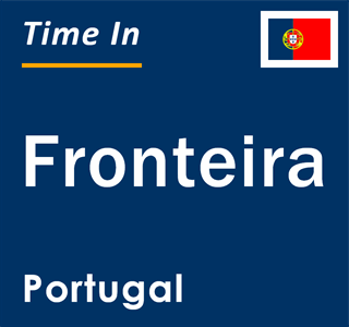 Current local time in Fronteira, Portugal