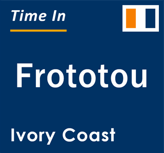 Current local time in Frototou, Ivory Coast