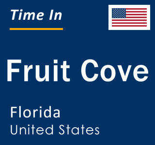 Current local time in Fruit Cove, Florida, United States