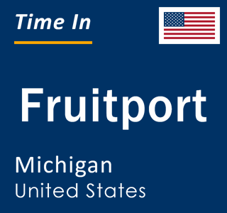 Current local time in Fruitport, Michigan, United States