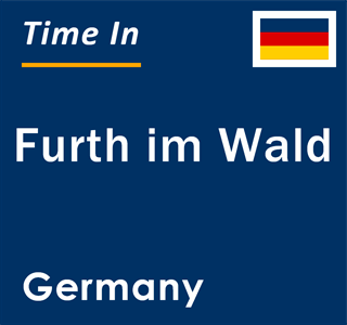 Current local time in Furth im Wald, Germany