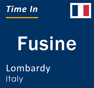 Current local time in Fusine, Lombardy, Italy