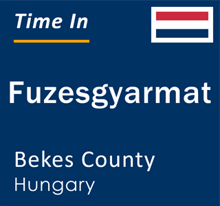 Current local time in Fuzesgyarmat, Bekes County, Hungary