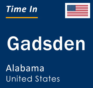 Current local time in Gadsden, Alabama, United States