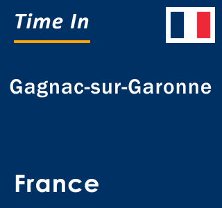 Current local time in Gagnac-sur-Garonne, France