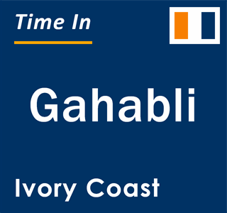 Current local time in Gahabli, Ivory Coast