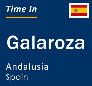 Current local time in Galaroza, Andalusia, Spain