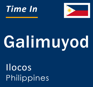 Current local time in Galimuyod, Ilocos, Philippines