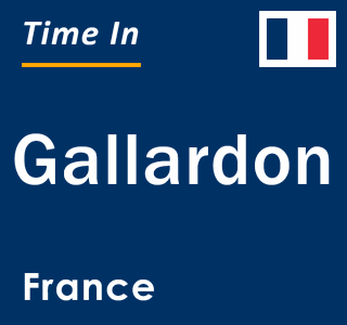 Current local time in Gallardon, France