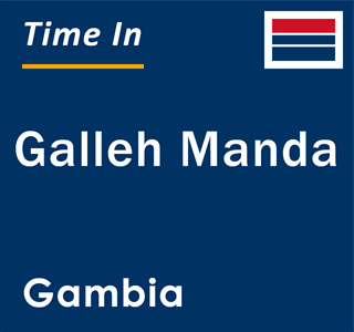 Current local time in Galleh Manda, Gambia