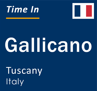 Current local time in Gallicano, Tuscany, Italy