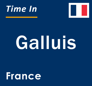 Current local time in Galluis, France