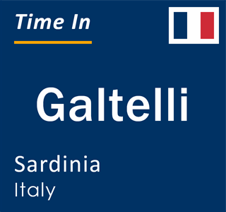 Current local time in Galtelli, Sardinia, Italy