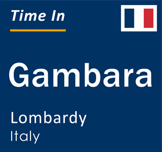 Current local time in Gambara, Lombardy, Italy