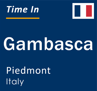 Current local time in Gambasca, Piedmont, Italy