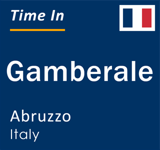 Current local time in Gamberale, Abruzzo, Italy