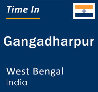 Current local time in Gangadharpur, West Bengal, India