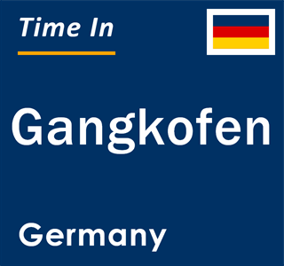 Current local time in Gangkofen, Germany