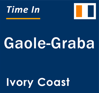 Current local time in Gaole-Graba, Ivory Coast