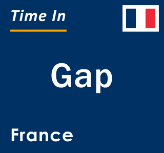 Current local time in Gap, France