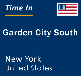 Current local time in Garden City South, New York, United States