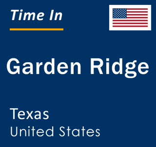 Current local time in Garden Ridge, Texas, United States