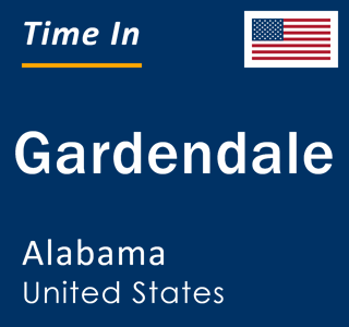 Current local time in Gardendale, Alabama, United States