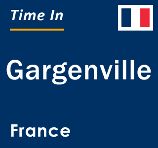 Current local time in Gargenville, France