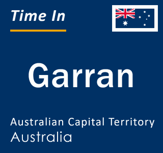 Current local time in Garran, Australian Capital Territory, Australia