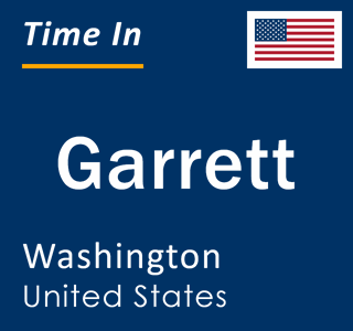 Current local time in Garrett, Washington, United States