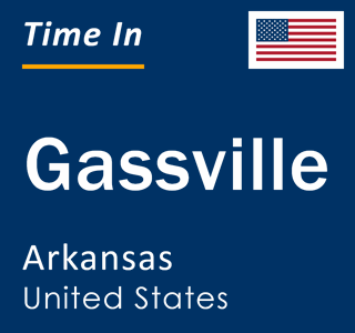 Current local time in Gassville, Arkansas, United States