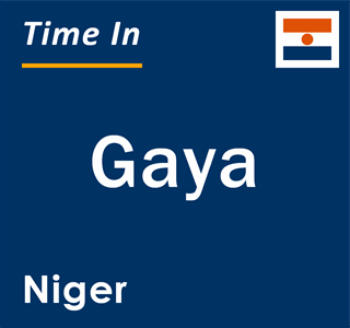 Current local time in Gaya, Niger