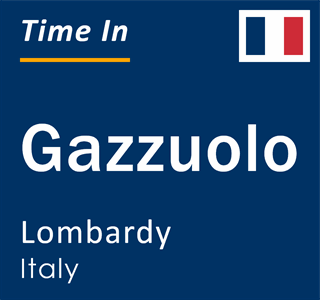 Current local time in Gazzuolo, Lombardy, Italy