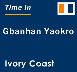 Current local time in Gbanhan Yaokro, Ivory Coast