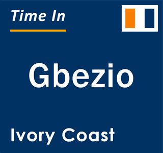 Current local time in Gbezio, Ivory Coast