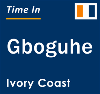 Current local time in Gboguhe, Ivory Coast