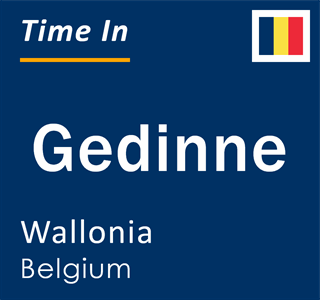 Current local time in Gedinne, Wallonia, Belgium