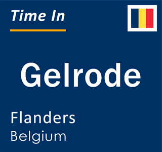 Current local time in Gelrode, Flanders, Belgium